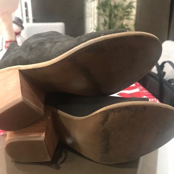 susina carina peep toe suede bootie - Picture 5 of 5